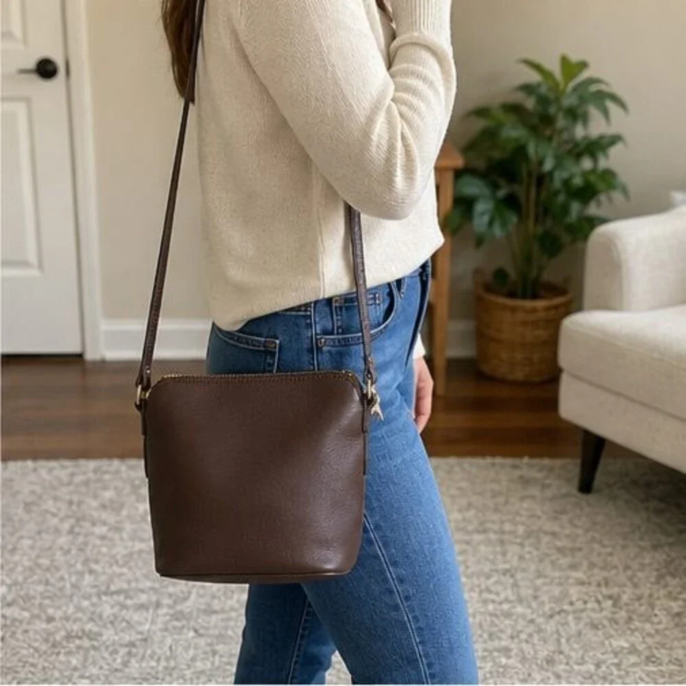 Fendi Sunshine Mini Brown Calfskin Top Handle Shopper